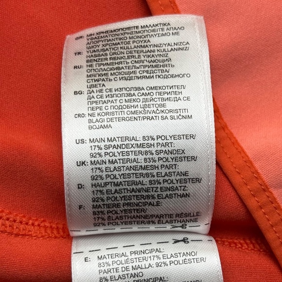 Adidas x Stella McCartney Red Pink Racerback Stretchy Performance Tank Size M - Picture 7 of 9